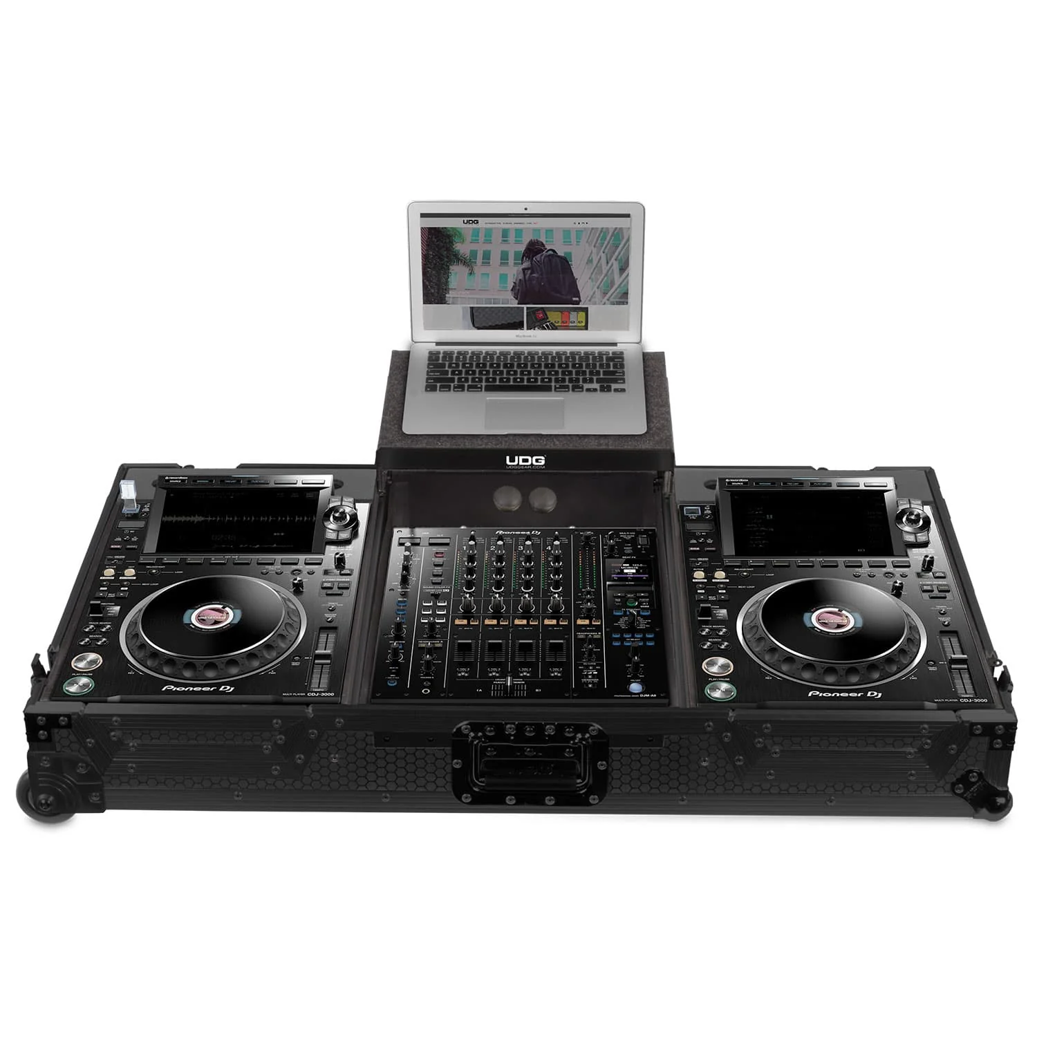 UDG Ultimate Plus Pioneer CDJ套裝飛行箱 黑(含筆電架 + 帶輪) U91086BL