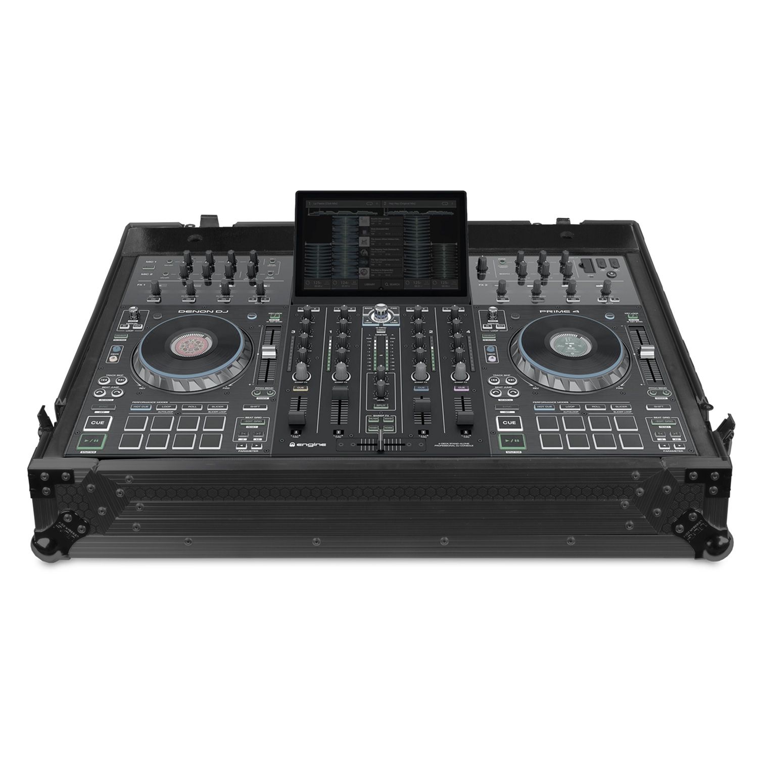 UDG Ultimate Plus Denon Prime 4+/ 4 飛行箱 (黑色、帶輪) U91069BL