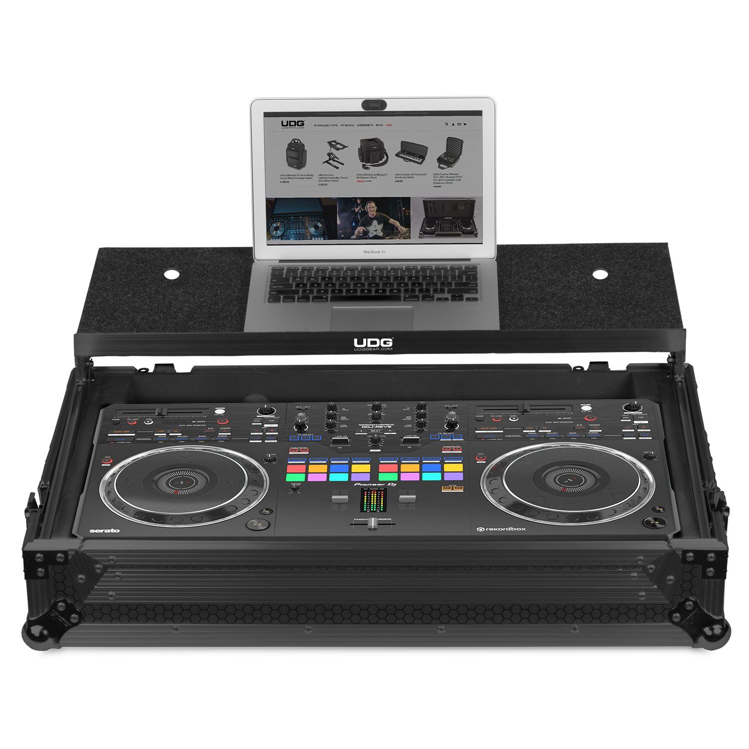 UDG Ultimate Plus Pioneer DDJ-REV5 飛行箱(含筆電層架) U91096BL