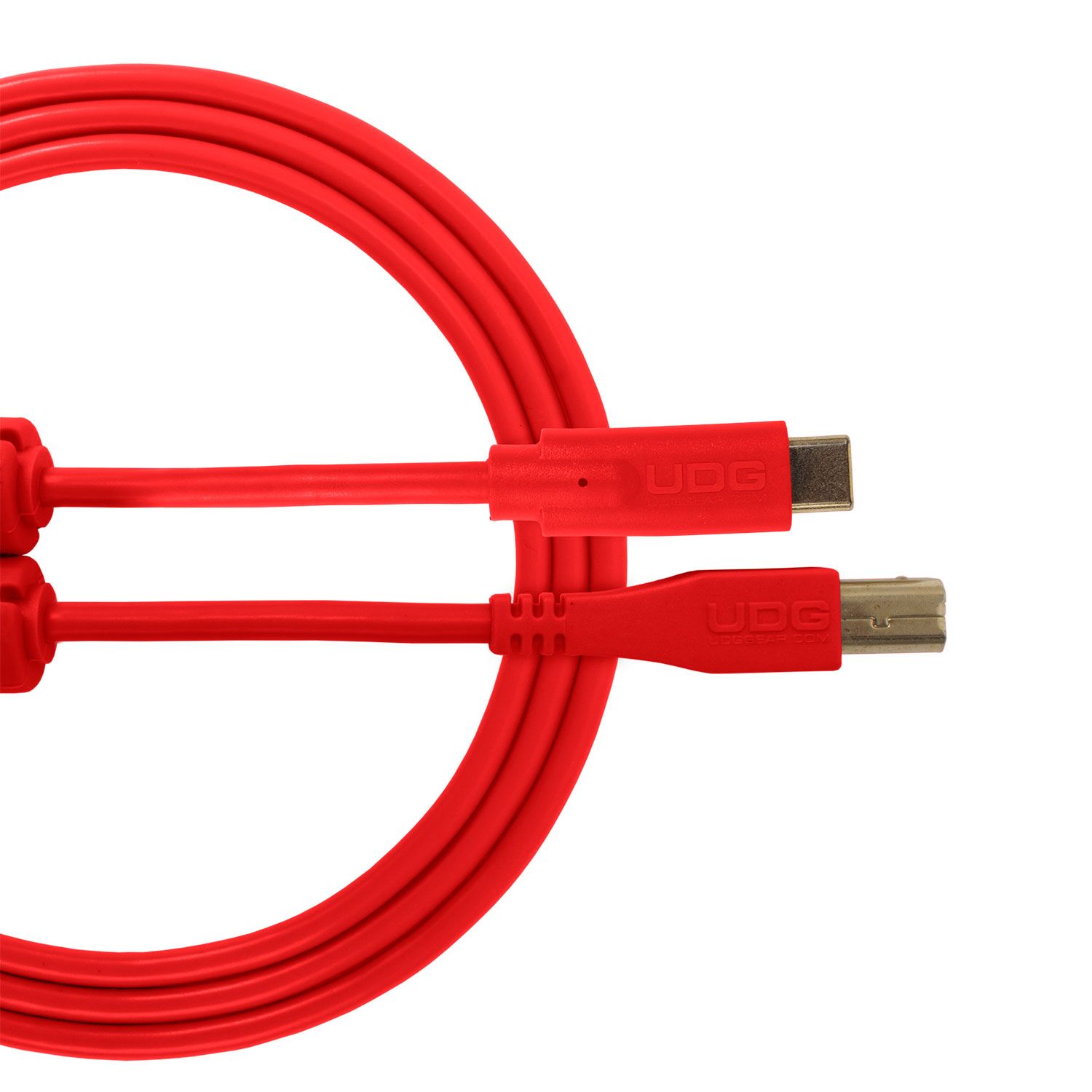 UDG ULTIMATE USB 2.0 C-B 紅色(Type C to Type B) 1.5M / U96001RD