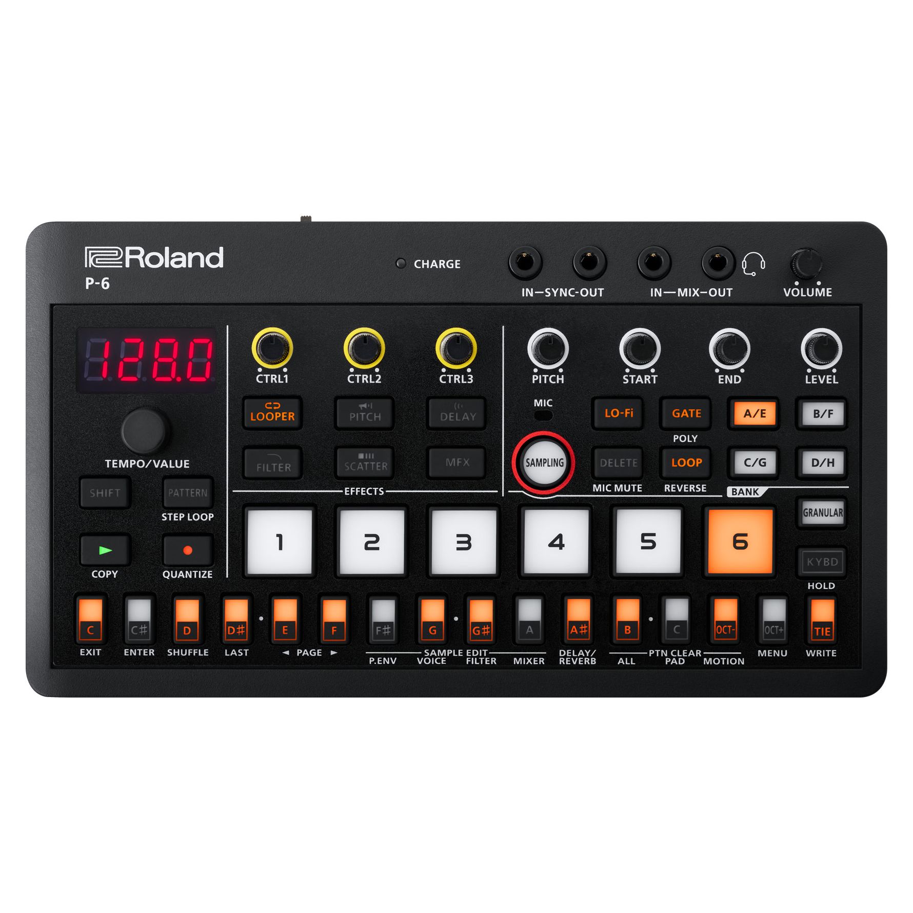 Roland AIRA Compact P-6 掌上創意取樣機