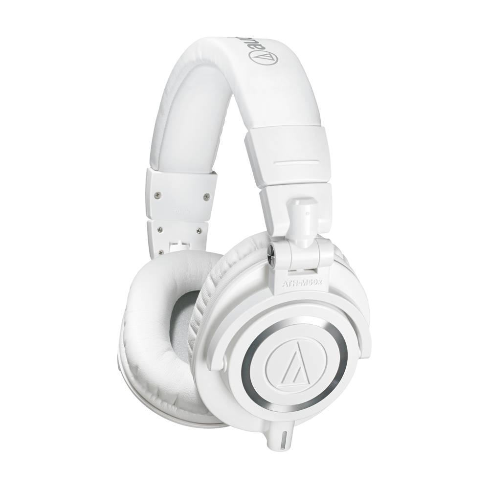 鐵三角 Audio-Technica ATH-M50X WT 專業監聽耳機(白)
