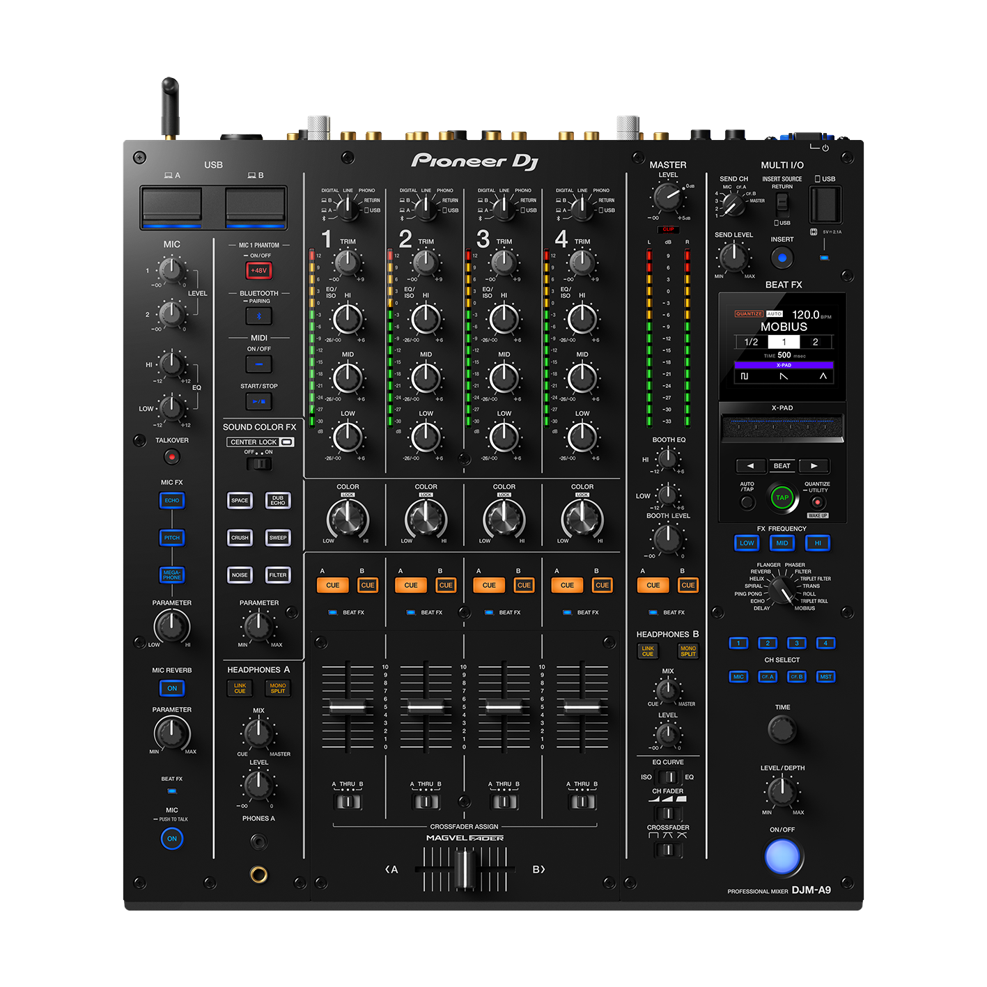 Pioneer DJ DJM-A9 4軌專業DJ混音器