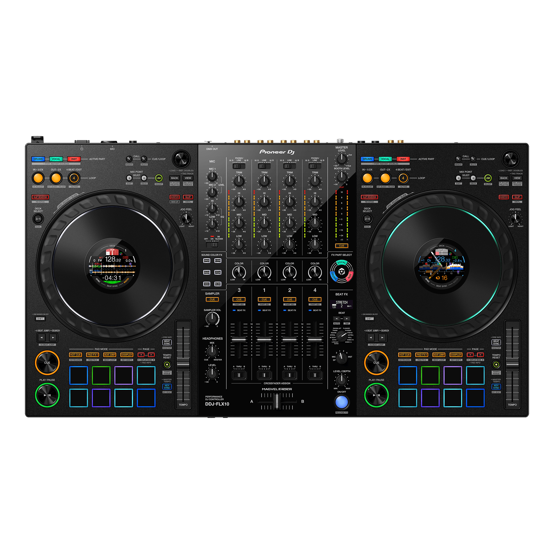 Pioneer DJ DDJ-FLX10 4軌DJ控制器
