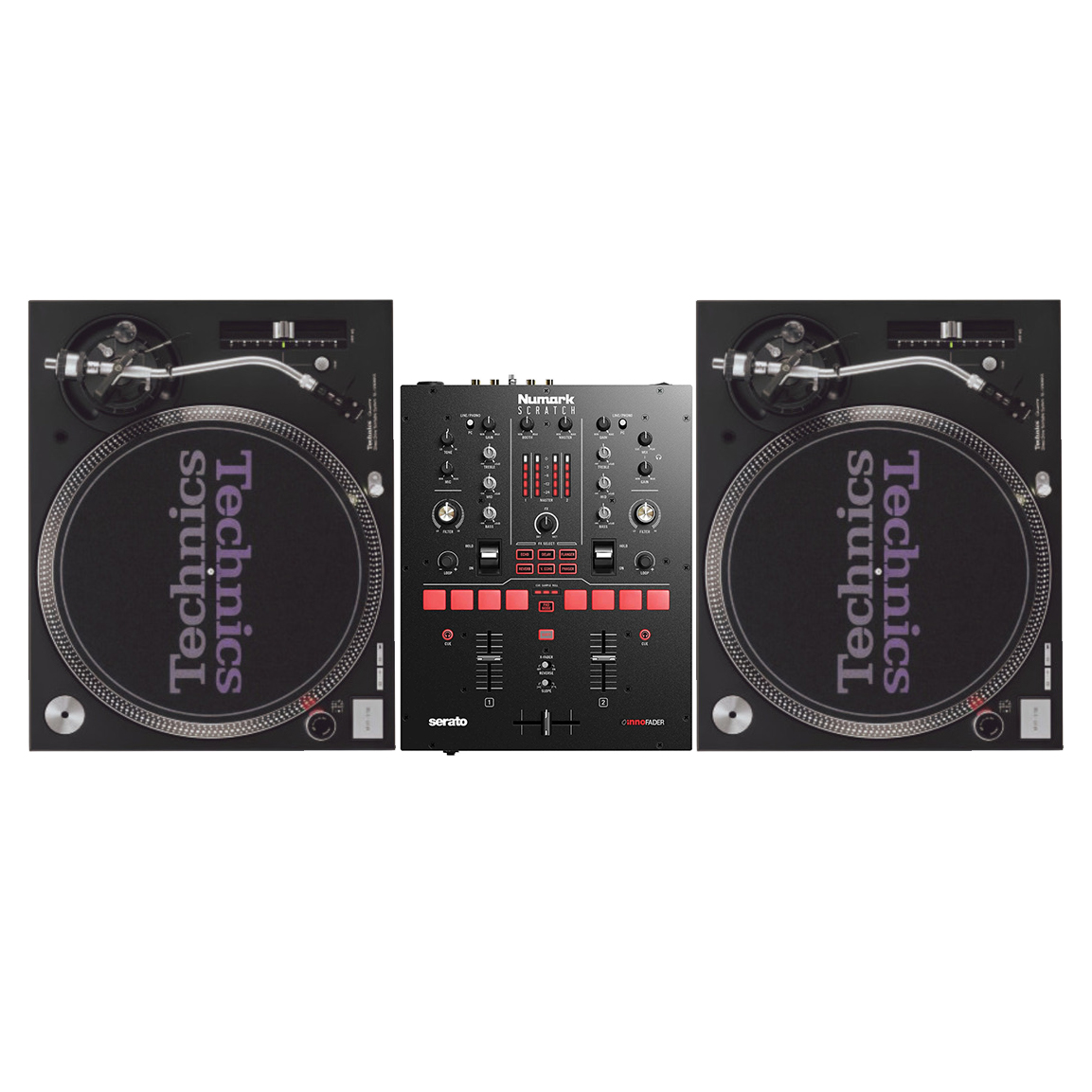 Numark Scratch 混音器+ Technics SL-1200MK5唱盤套裝
