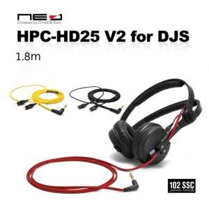 OYAIDE Neo HPC-HD25 V2 for DJs HD-25升級線 1.8m (HD 25)